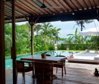 Villa Shalimar Cantik, cubierta de la piscina